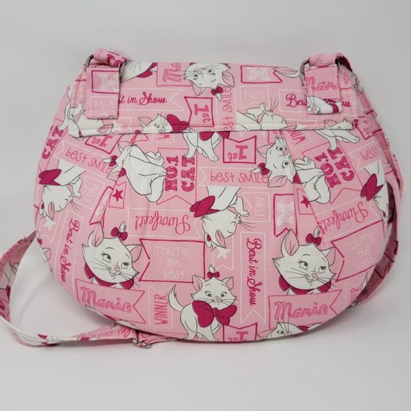 Handmade Custom Purse with Disney Marie Aristocats Fabric - Picture 5 of 10